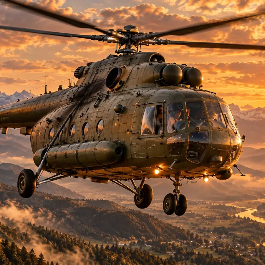 Mi-17 Antenna and Camera Integration